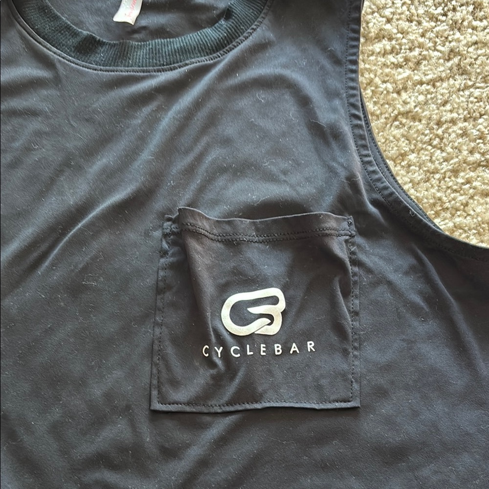 CycleBar Black Sleeveless Top